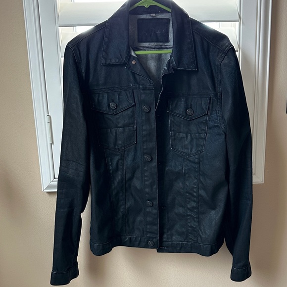 7 For All Mankind Dark Denim Jacket - Picture 1 of 1